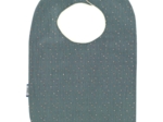 Bib - Baby size gaze pois or bleu gris