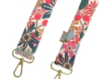 Narrow shoulder strap cerise en fleur