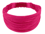 Headscarf headband- child size fuchsia pailleté