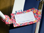 Luggage Tag cocktail de fleurs