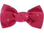 Small bow hair slide plumetis rose fuchsia
