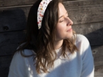 Large Crossed Headband reveil printanier