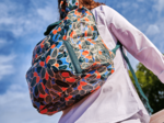 Foldable rucksack Gaby kumquat party