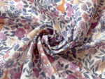 1 m fabric coupon comptine enchantée rose