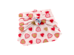 Furoshiki small 35 x 35 petits coeurs