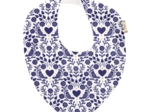 bandana bib scandinavia bleu