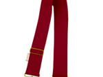 Wide shoulder strap burgundy