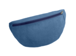 Small banana bag azure blue corduroy