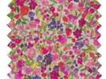Cotton fabric purple meadow