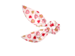 Short tail scrunchie petits coeurs