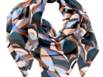 Pom pom scarf vague d'automne