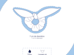 Bunny ear Scrunchie toile de biche