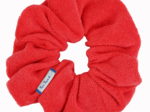 Scrunchie coral terry towelling