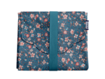 Changing pad fleuri nude ardoise