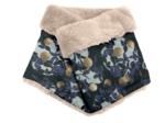 Adult Fur scarf snood flocon doré