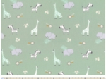Cotton fabric ex2354 khaki savannah friends