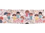 Stretch jersey headband  petites filles pop