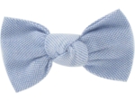 Small bow hair slide oxford blue