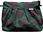 Pleated clutch bag wolf of the woods
