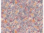 Coated heavyweight fabric comptine enchantée rose