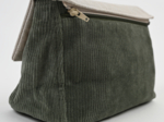 Base of shoulder bag khaki corduroy