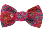 Small bow hair slide badiane framboise