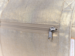Weekend bag  golden linen