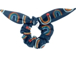 Bunny ear Scrunchie poules en ciel