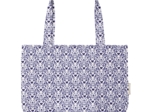 Foldable tote bag scandinavia bleu