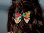 Bow tie hair slide fleurs des iles