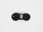 Noeud Anti-Glisse hair slide gaze pois or noir