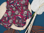 Compact wallet fuchsia poppy