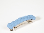 Plait hair slide oxford blue