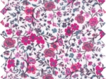 Cotton fabric ex2229 fuchsia vines