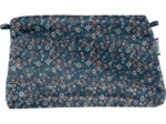 Coton clutch bag paquerette marine