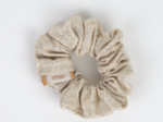 Small scrunchie  glitter linen