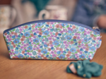 Pencil case pastel fleuri