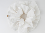 Maxi Double Scrunchie starry white english embroidery 