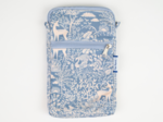 Quilted phone pocket toile de biche