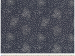 Cotton fabric ex2470 navy silver stars