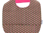 Coated fabric bib palmette