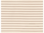 Jersey fabric ribbed caramel stripes