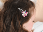 Star flower hairclip lianes printanieres