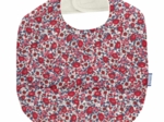 Coated fabric bib rouge corolle