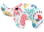 Elephant clip champêtre bleuté