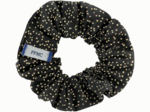Small scrunchie glitter black