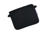 Tiny coton clutch bag black corduroy