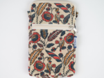 Quilted phone pocket plumes d'été