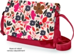Square flap of saddle bag  champ floral