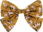 Bow tie hair slide gypso ocre